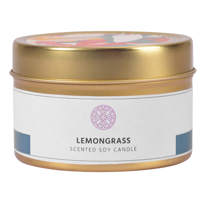 Private Label Manufacture Cotton Wick Soy Paraffin Wax 180g Tin Scented Candle