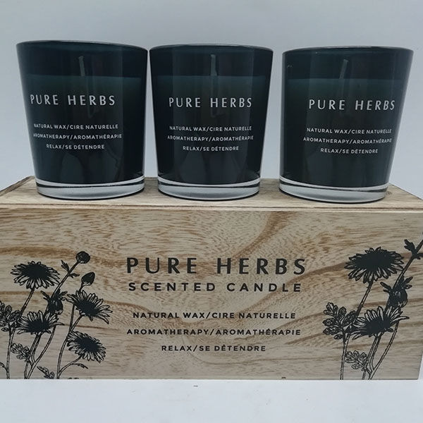 private label customized Aroma soy wax scented candles in cotton bag