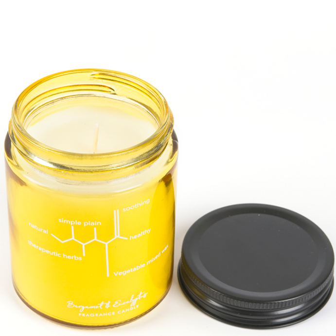 Christmas Scented luxury organic soy wax candles in glass jar