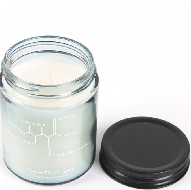 Christmas Scented luxury organic soy wax candles in glass jar