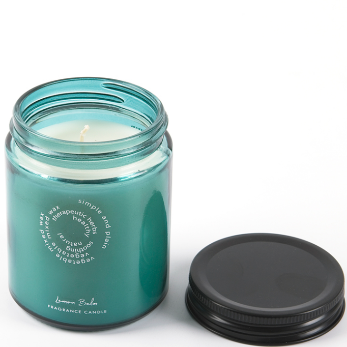 Christmas Scented luxury organic soy wax candles in glass jar