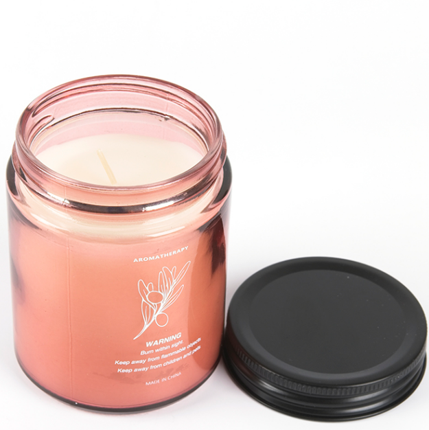 Christmas Scented luxury organic soy wax candles in glass jar