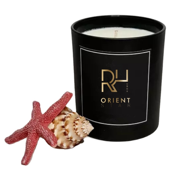 Christmas Scented Luxury Organic Soy Wax Candles In Glass Jar