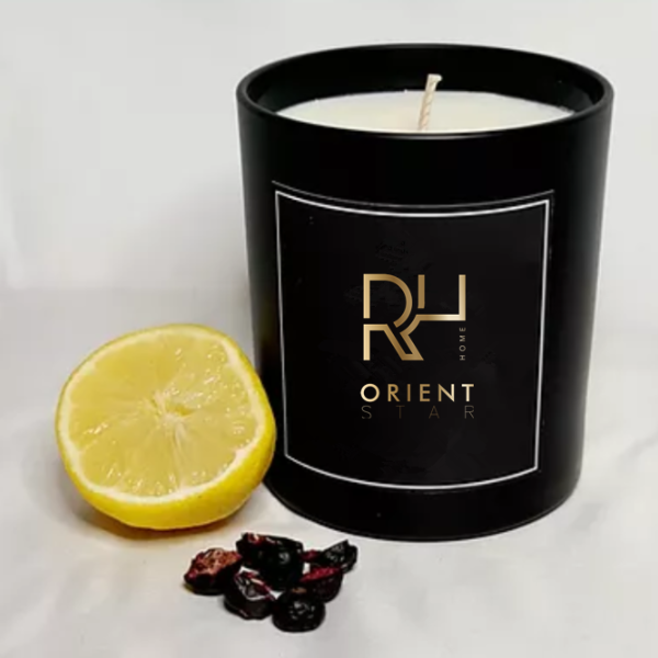 Christmas Scented Luxury Organic Soy Wax Candles In Glass Jar