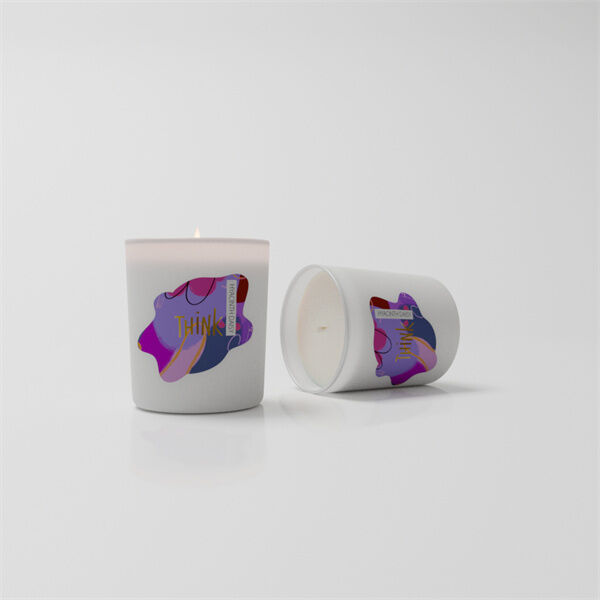RH Customized Design Label Logo Luxury Scented Candle