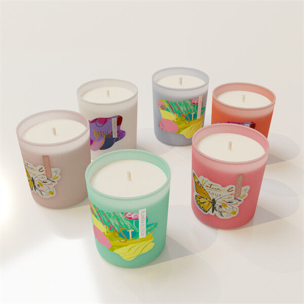 RH Customized Design Label Logo Luxury Scented Candle