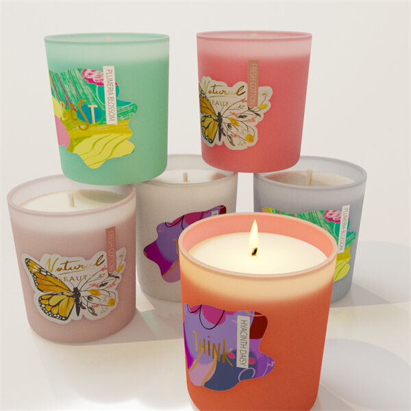 RH Customized Design Label Logo Luxury Scented Candle
