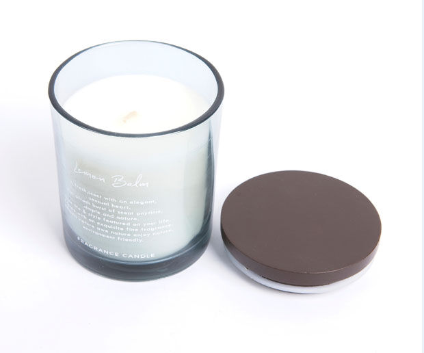 Wholesale private label scented candles with wood lid