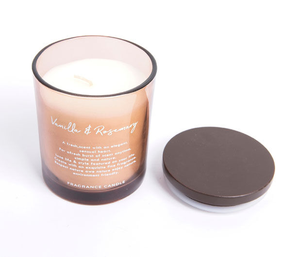 Wholesale private label scented candles with wood lid