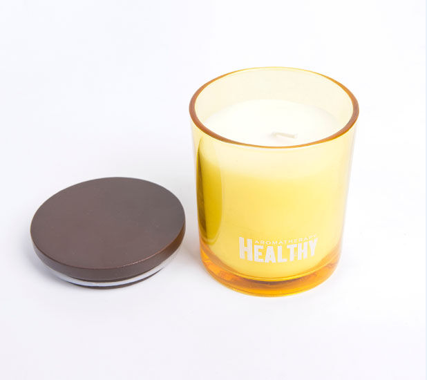 Wholesale private label scented candles with wood lid