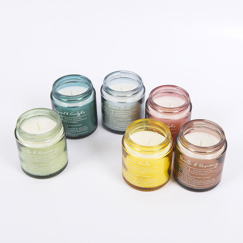Essential Oil Fragrance Custom Made Scented Jar Candle With Private Logo