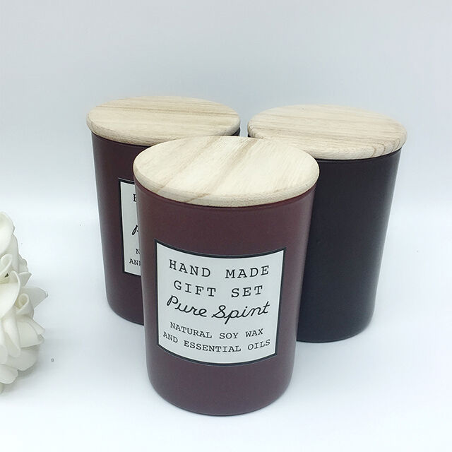 Home Wholesale Glass Jar Candle Soy Wax Luxury Scented Candles Gift