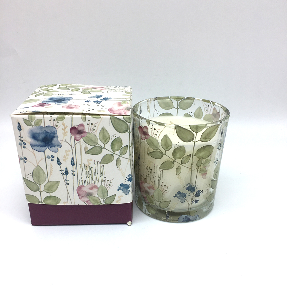 Home Wholesale Glass Jar Candle Soy Wax Luxury Scented Candles Gift