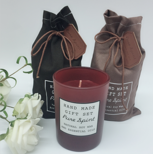 Home Wholesale Glass Jar Candle Soy Wax Luxury Scented Candles Gift