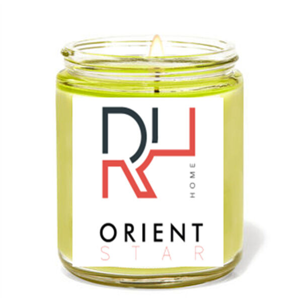 China Factory Customized Color Jar Glass Woody Scented Candle