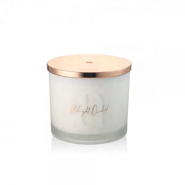 Handmade Luxury Custom Aroma Soy Wax Glass Candle Home Dec
