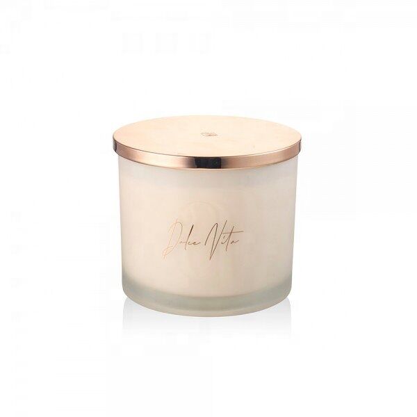 Handmade Luxury Custom Aroma Soy Wax Glass Candle Home Dec