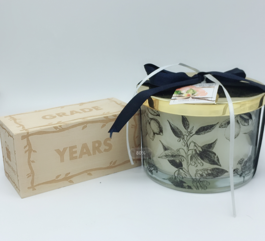 Large 3 wicks Triple Wick Luxury Customized Scented Candles Handmade Aromatherapy Soy wax Luxury