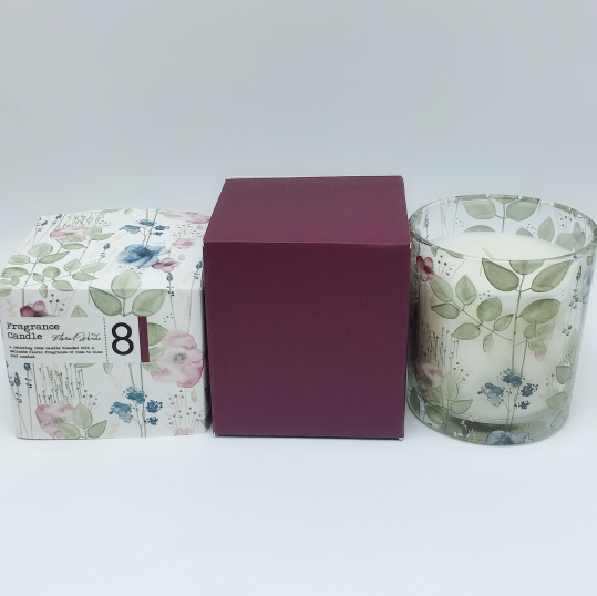 Wholesale Custom Gift Box Luxury Decorative Aroma Scented glass Candles