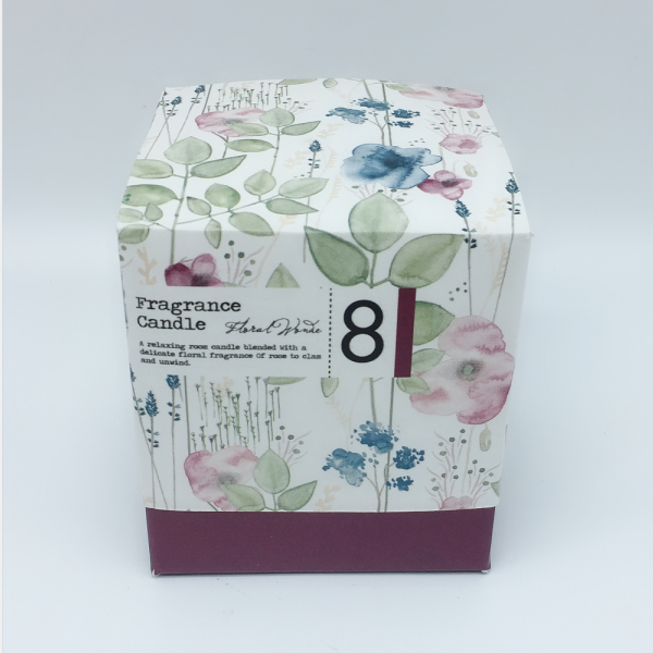 Wholesale Custom Gift Box Luxury Decorative Aroma Scented glass Candles