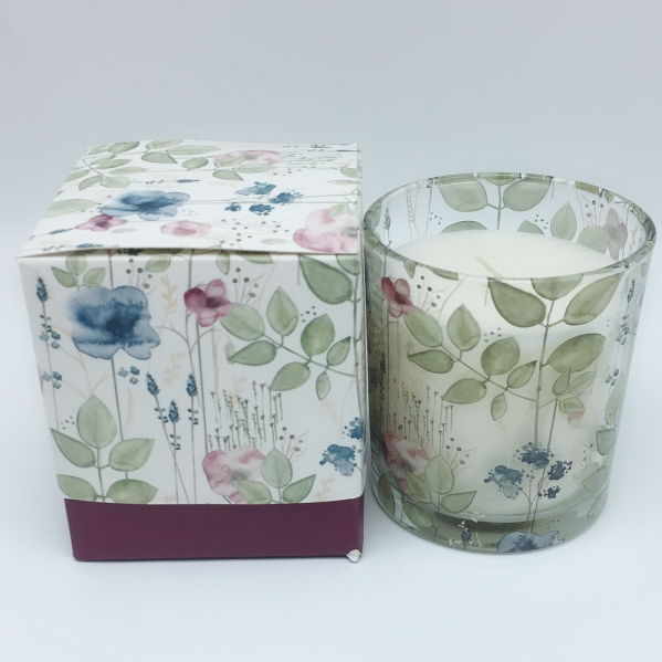 Wholesale Custom Gift Box Luxury Decorative Aroma Scented glass Candles
