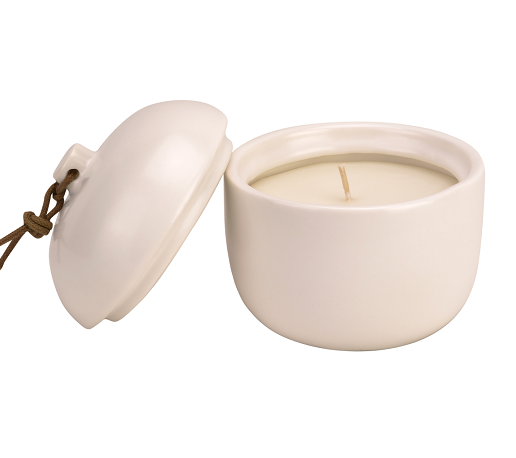 Ceramic Scented Candle with private label 