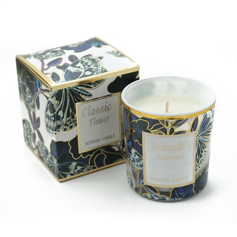 Luxury Custom Home Decoration Crystal Stone Natural Soy Wax Scented Gift Jar Candle