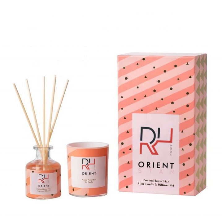 Aroma Naturals Promotion Handmade Farmhouse Eco Friendly Scented Candle Diffuser Set
