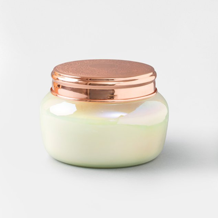 Customized organic Travel Aromatherapy soy paraffin wax glass jar candles