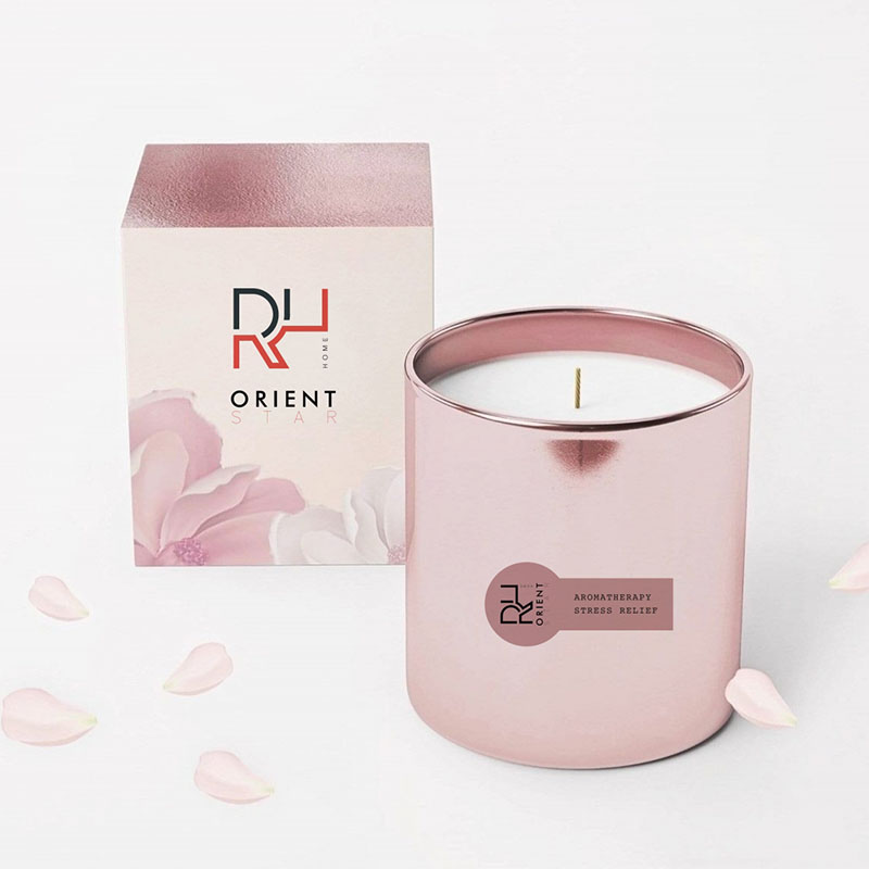 Wholesale Luxury Large Custom Private Label Lavender Scented Soy Wax Candles