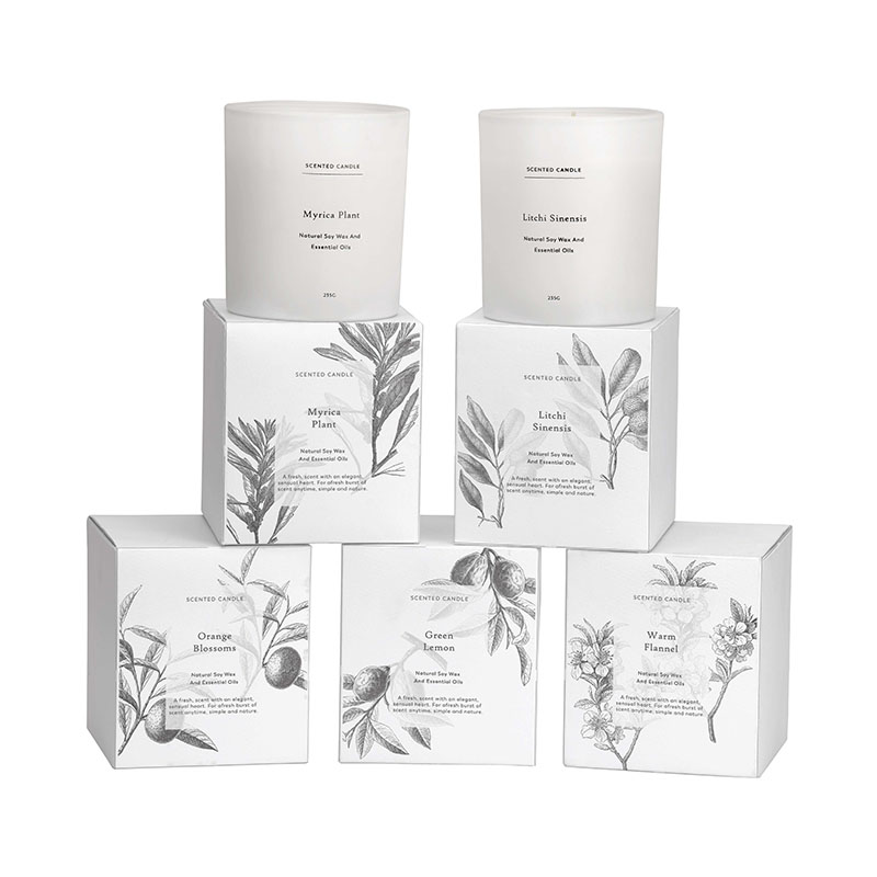 Wholesale Luxury Costumize Private Label Logo Scented Soy Candles In Jars
