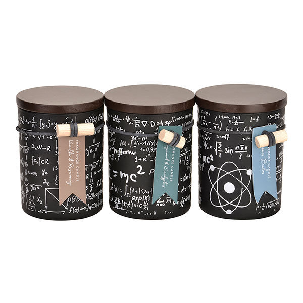 Luxury Private Label Natural Soy Wax Glass Jar Scented Candles With Wooden Lid