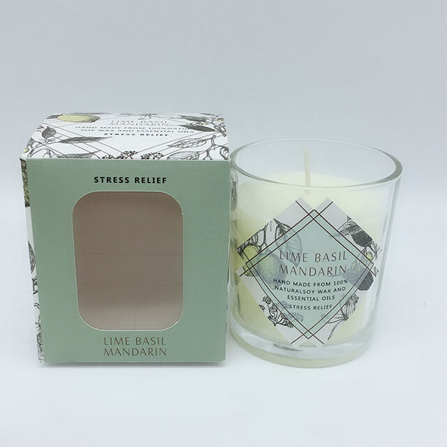 Personalized Private Label Eco Friendly Smokeless Natural Soy Wax Glass Gar Scented Candles