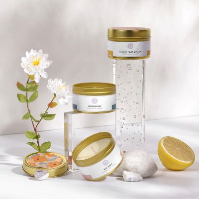 RH Soy Wax Candle Scented Small Private Label Scented Tin Candles