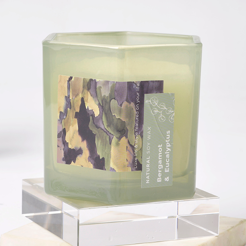 Organic 100% natural  private label Amazon Aromatherapy scented candles private label