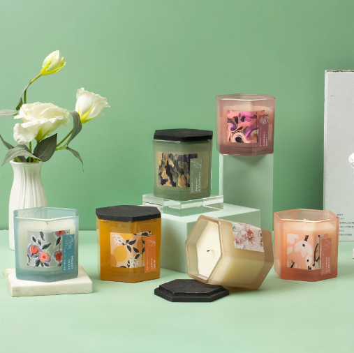 Organic 100% natural  private label Amazon Aromatherapy scented candles private label
