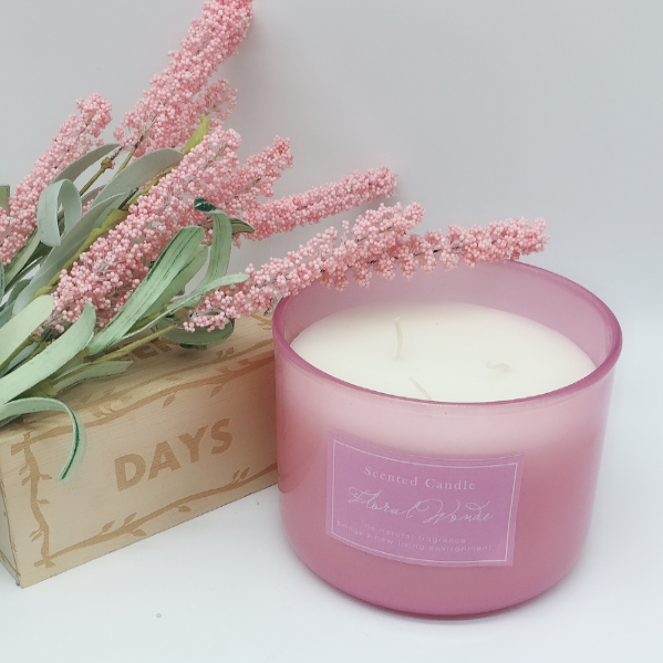 Natural Scented Wax Candle 3 Wicks Aromatherapy Candle for Home Relaxing Candle Gift