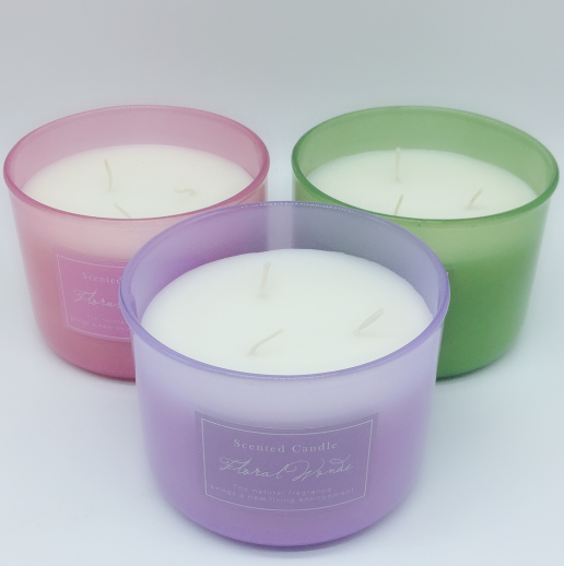 Natural Scented Wax Candle 3 Wicks Aromatherapy Candle for Home Relaxing Candle Gift