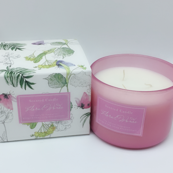 Natural Scented Wax Candle 3 Wicks Aromatherapy Candle for Home Relaxing Candle Gift