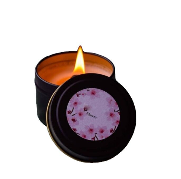 Private Label High End 140g Luxury Natural Soy Wax Gift tin Candle Set