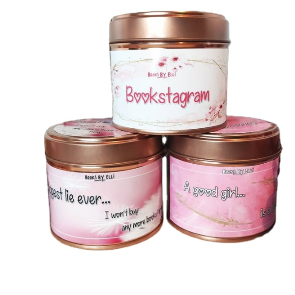 Private Label Essential Oil Gift set Tin Soy Wax Candle