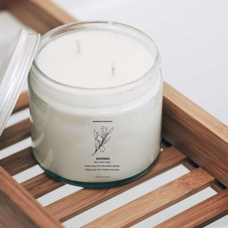 Jar Candle with private label and metal lid