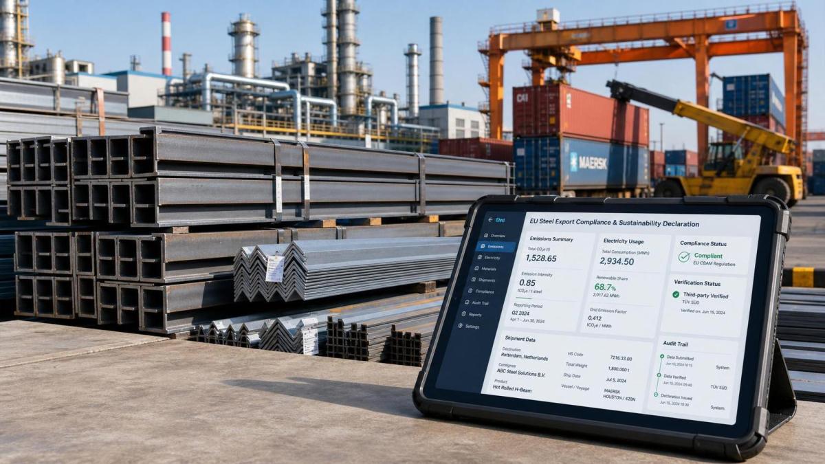 EU CBAM Steel Charges Start, China Exporters Must File Carbon Data EU CBAM Steel Charges Start, China Exporters Must File Carbon Data