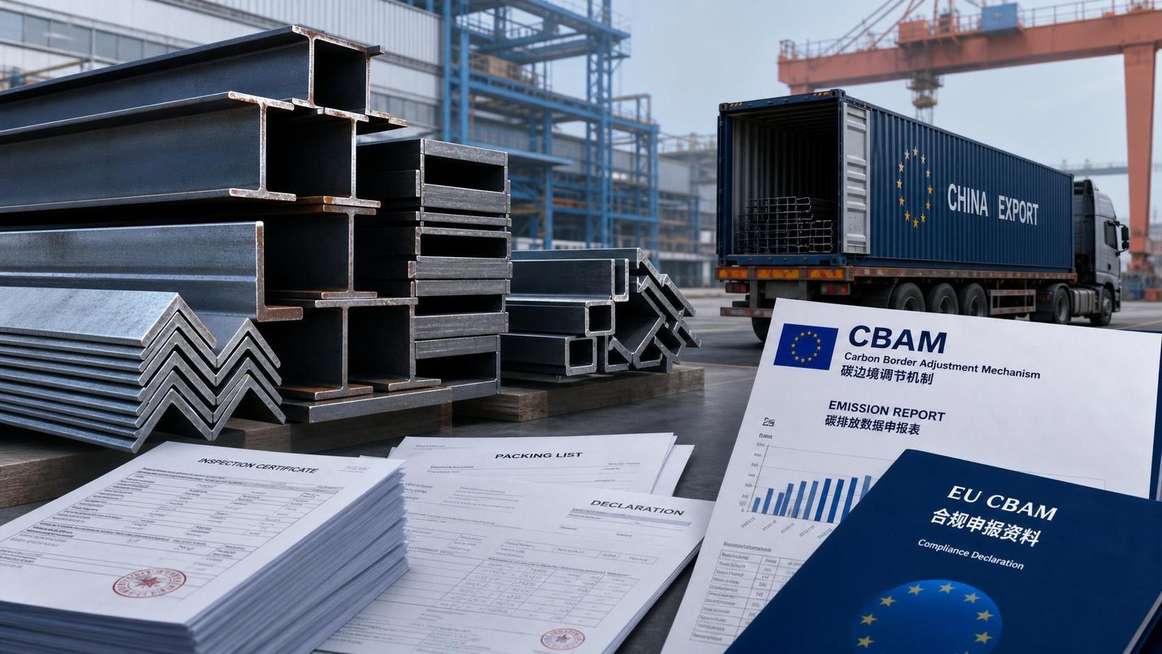 EU CBAM Steel Charges Start, China Exporters Must File Carbon Data EU CBAM Steel Charges Start, China Exporters Must File Carbon Data