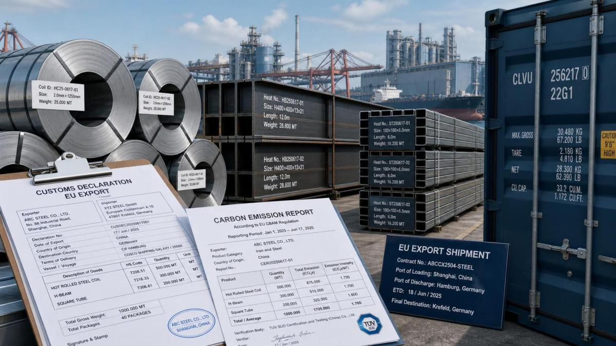 EU Starts CBAM Transition Filing for Steel Exports EU Starts CBAM Transition Filing for Steel Exports