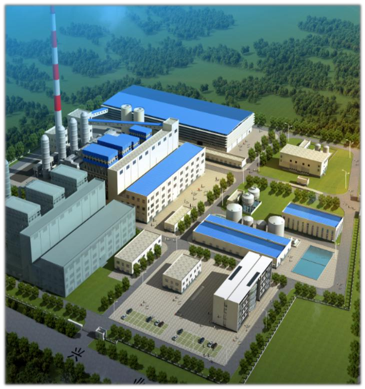 Weihai Economic Zone Qiaotou Thermal Power Project 2×35th CFB Boiler+2×B3MW