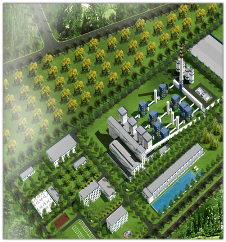 Linyi Sunshine Thermal Power Co., Ltd. Western Heating Center Project 2×130th +2×260thCFB Boiler+1×B30MW