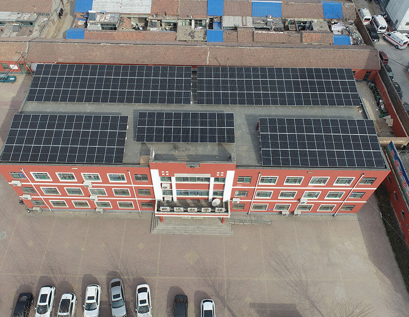 The first phase of the 480MWp distributed photovoltaic power generation project in Qihe County