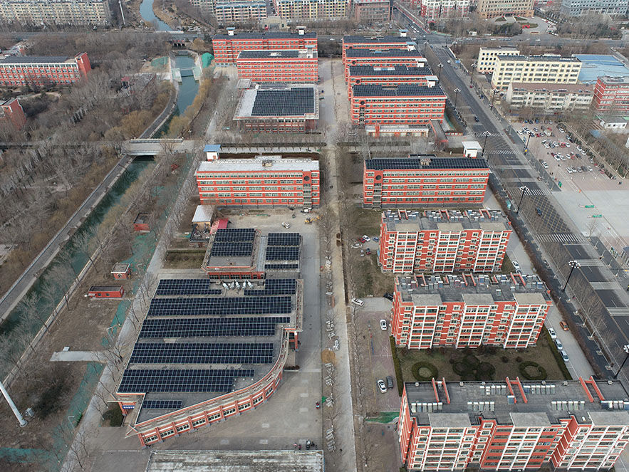 The first phase of the 480MWp distributed photovoltaic power generation project in Qihe County