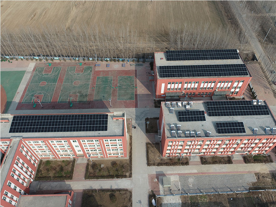 The first phase of the 480MWp distributed photovoltaic power generation project in Qihe County